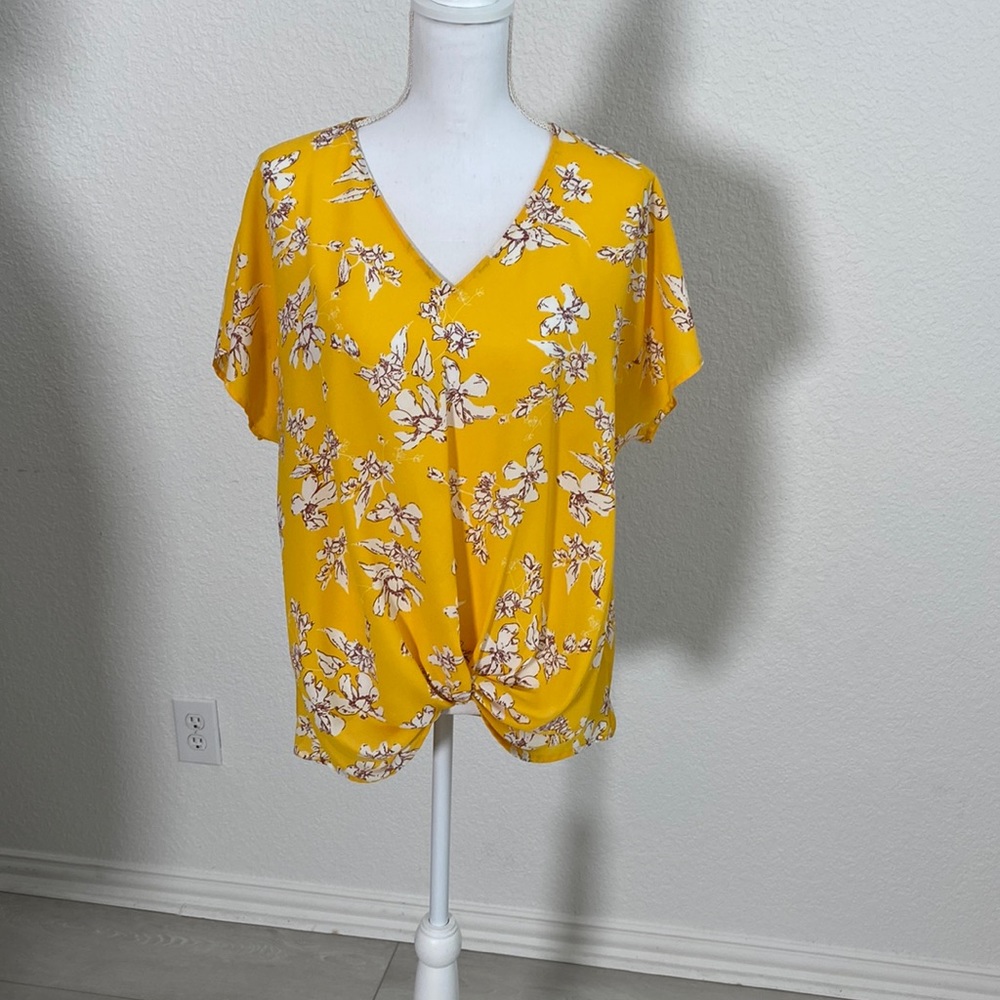 Yellow blouse